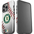 MLB Oakland Athletics Game Ball iPhone 15 Pro Impact Case